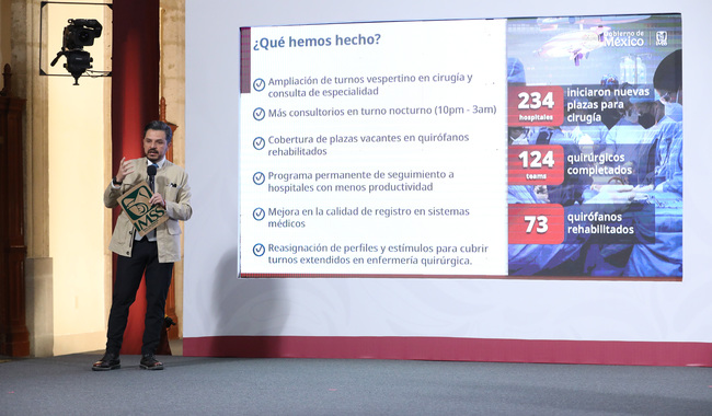 Avanza estrategia 2-30-100 del IMSS con 953 mil cirugías, 16 millones de consultas de especialidad y 63 millones de Medicina Familiar