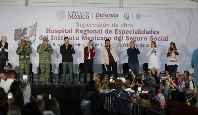 IMSS construye en Santa Catarina uno de los hospitales más grandes del país: beneficiará a más de 300 mil personas