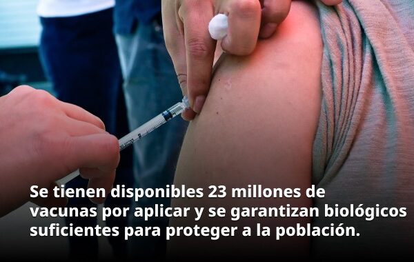 Continúa jornada de vacunación contra el sarampión en todo el país, a la fecha se han aplicado 14 millones 297 mil 330 dosis