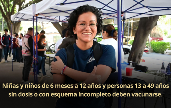 México alcanza más de 21.6 millones de dosis aplicadas como parte de la estrategia nacional contra el sarampión