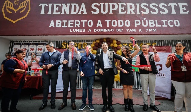 Inaugura Martí Batres nueva sucursal del SuperISSSTE en Tlalnepantla, Estado de México