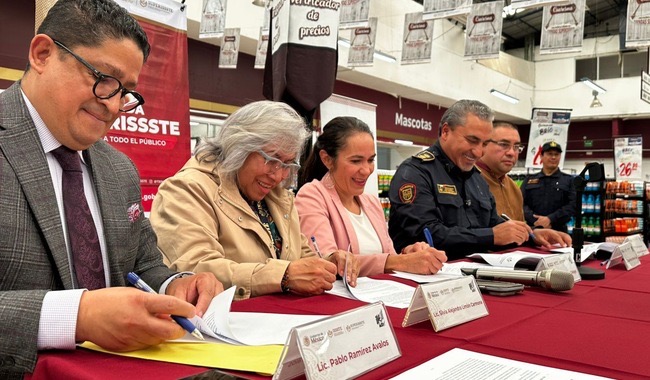 Firma SUPERISSSTE y Bomberos de la Ciudad de México convenio para fortalecer seguridad en instalaciones