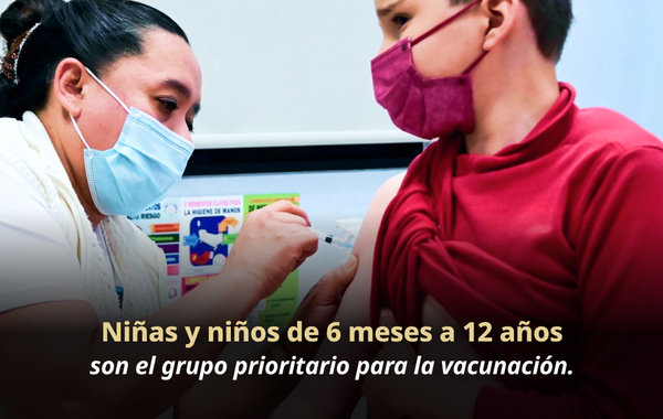 Con más de 32.6 millones de dosis aplicadas, México prioriza vacunación contra sarampión en niñas y niños