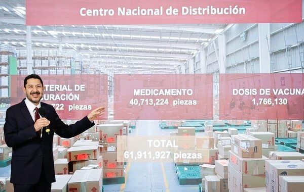 Martí Batres destaca avance sustantivo del 97% en abasto de medicamentos en unidades del ISSSTE