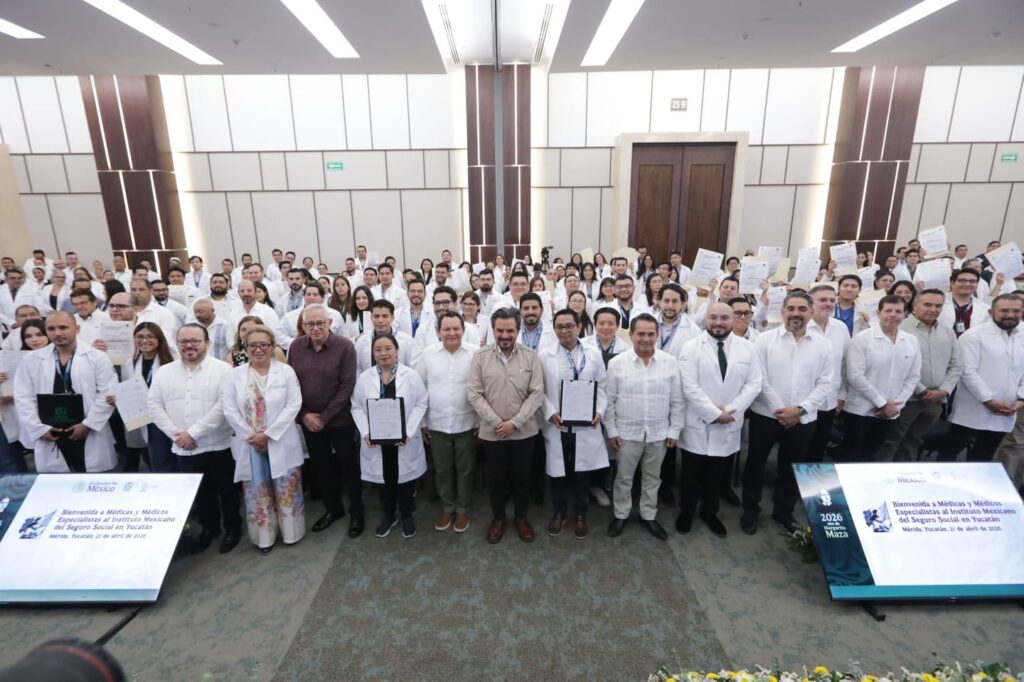 Llegan a Yucatán 278 médicos especialistas para la atención de la derechohabiencia en unidades médicas del IMSS
