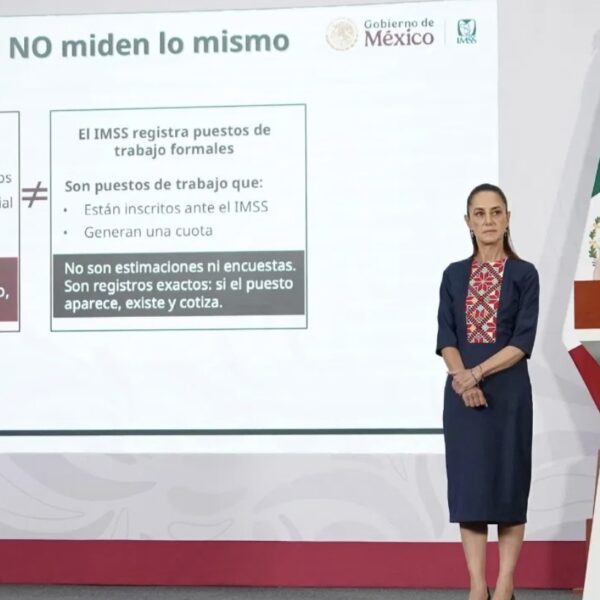 IMSS reporta alza del empleo formal; Zoé Robledo diferencia ENOE con registro nominal