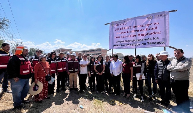 Anuncia Martí Batres nuevo Centro de Salud con Servicios Ampliados del ISSSTE en Texcoco tras entrega de predio