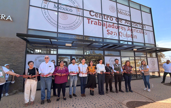 Gobierno de México inaugura el Centro de Atención Integral para Trabajadores Agrícolas en San Quintín, Baja California