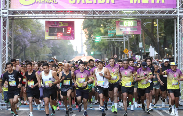Reúne Fundación IMSS 3 mil corredores en la 3ª Carrera por la Salud Renal en la Ciudad de México