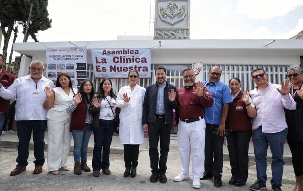 Verifica Martí Batres obras realizadas en UMF “Zumpango”, Estado de México