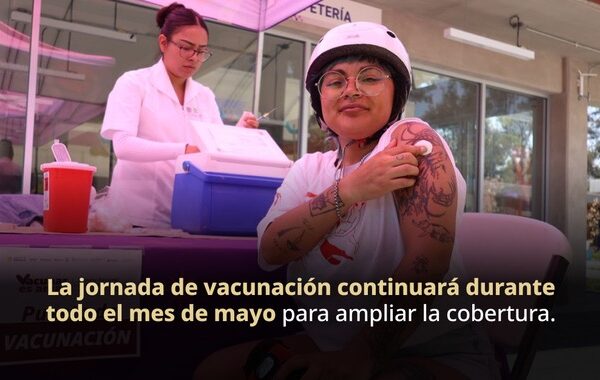 Supera Semana Nacional de Vacunación 2026 meta programada; jornada se extiende durante todo mayo