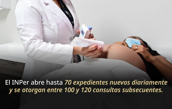 Atención prenatal temprana permite identificar factores de riesgo y complicaciones: INPer