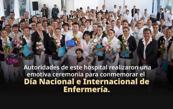 Hospital General de México reconoce la labor, entrega y vocación del personal de enfermería