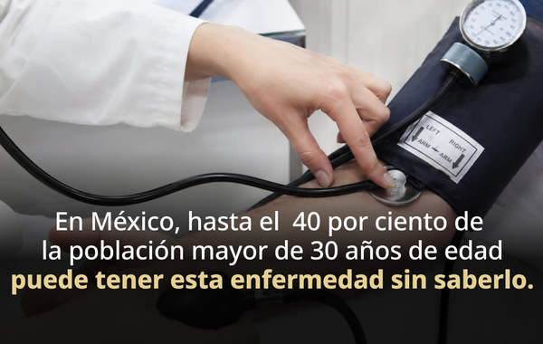 Hipertensión arterial puede presentarse sin síntomas