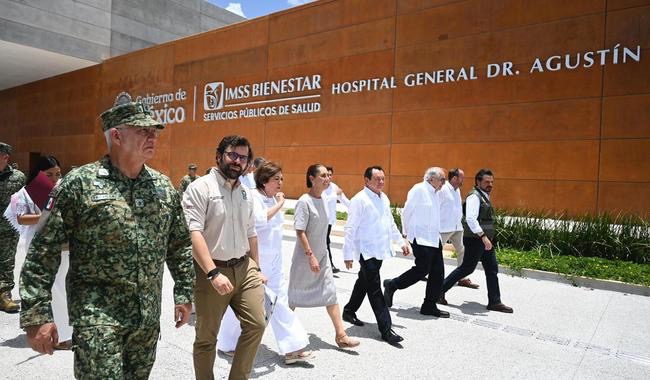 Presidenta inaugura Hospital General Dr. Agustín O’Horán en beneficio de un millón 200 mil personas; arranca IMSS Bienestar en Yucatán