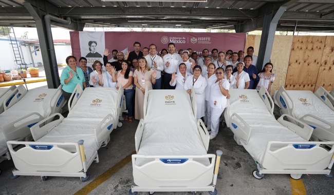 Renueva Martí Batres 103 camas hospitalarias en el Hospital Regional “Elvia Carrillo Puerto” del ISSSTE en Mérida, Yucatán