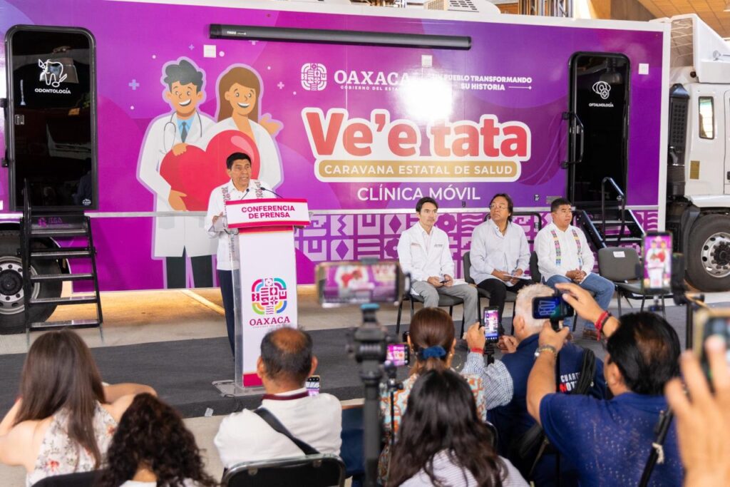 PARA MEJORAR LA ATENCIÓN MÉDICA, REFUERZA PRIMAVERA OAXAQUEÑA CARAVANA ESTATAL DE SALUD VE’E TATA