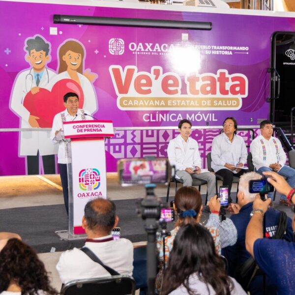 PARA MEJORAR LA ATENCIÓN MÉDICA, REFUERZA PRIMAVERA OAXAQUEÑA CARAVANA ESTATAL DE SALUD VE’E TATA