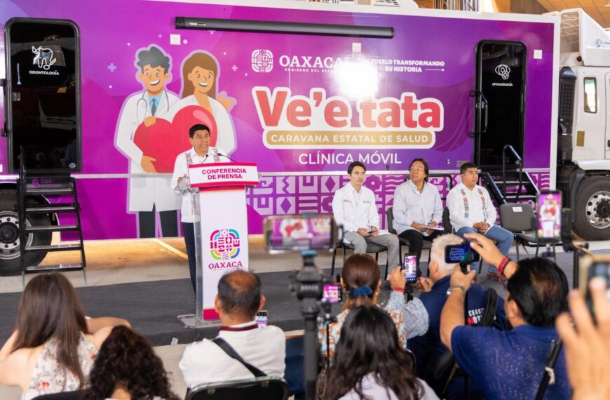 PARA MEJORAR LA ATENCIÓN MÉDICA, REFUERZA PRIMAVERA OAXAQUEÑA CARAVANA ESTATAL DE SALUD VE’E TATA