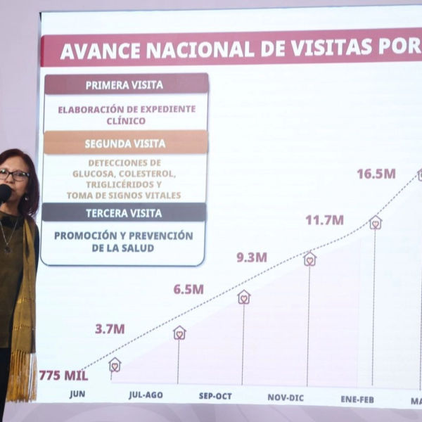 Programa Salud casa por casa ha realizado en su primer año 18 millones de visitas a adultos mayores