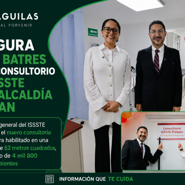 Inaugura Martí Batres nuevo consultorio del ISSSTE en la Alcaldía Tlalpan