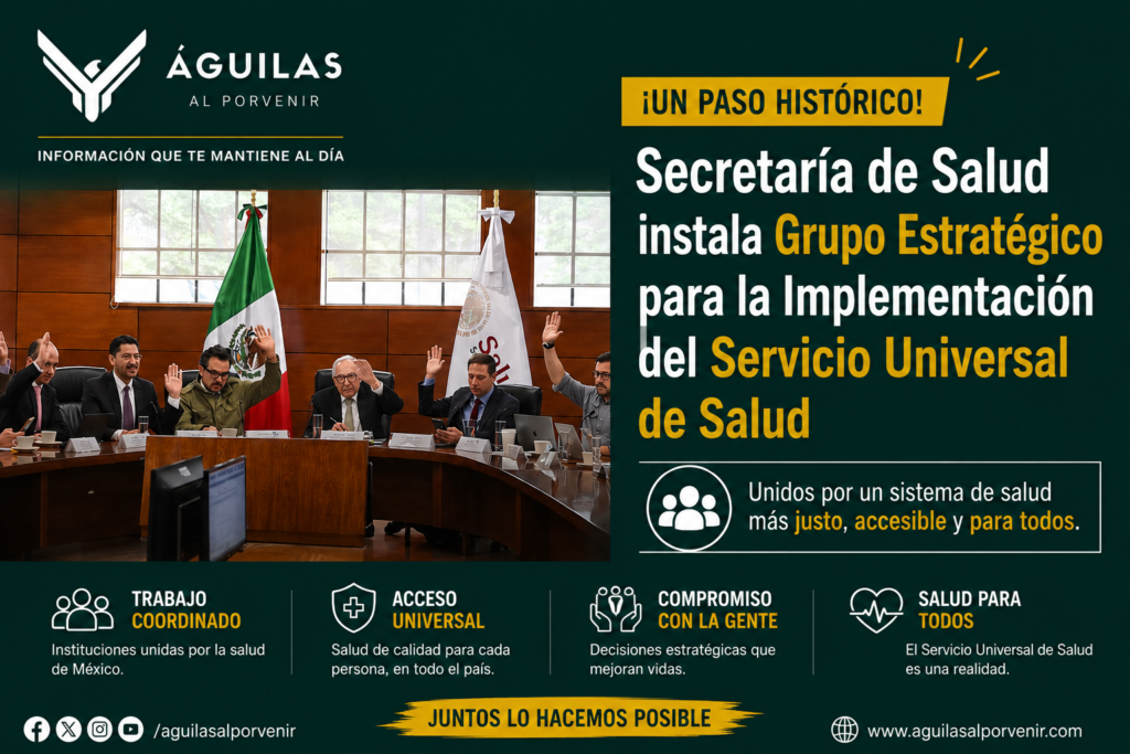 Secretaría de Salud instala Grupo Estratégico para la Implementación del Servicio Universal de Salud