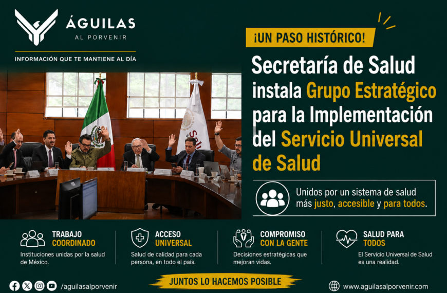 Secretaría de Salud instala Grupo Estratégico para la Implementación del Servicio Universal de Salud