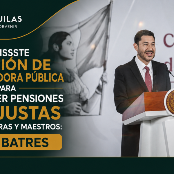 Propone ISSSTE creación de aseguradora pública para favorecer pensiones más justas para maestras y maestros: Martí Batres