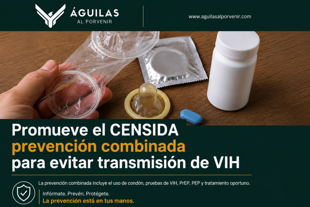 Promueve el CENSIDA prevención combinada para evitar transmisión de VIH