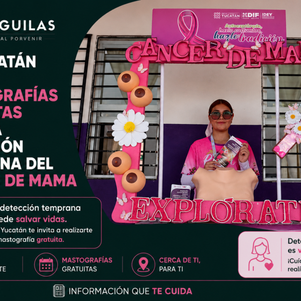 DIF Yucatán acerca mastografías gratuitas para la detección oportuna del cáncer de mama