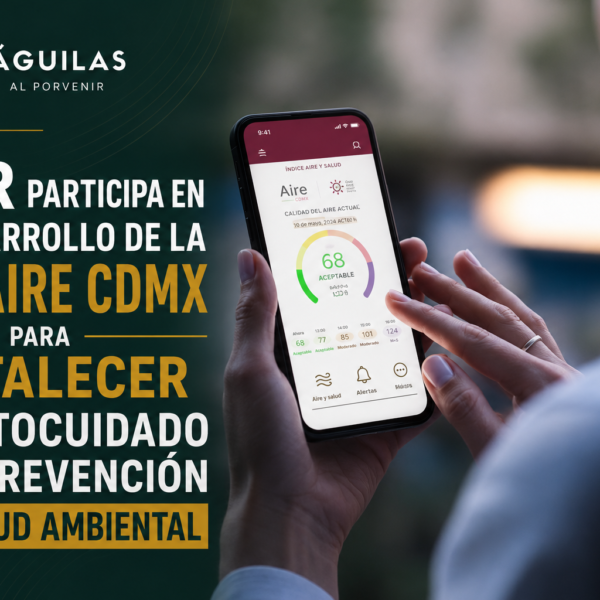 INER participa en el desarrollo de la App Aire CDMX para fortalecer el autocuidado y la prevención en salud ambiental