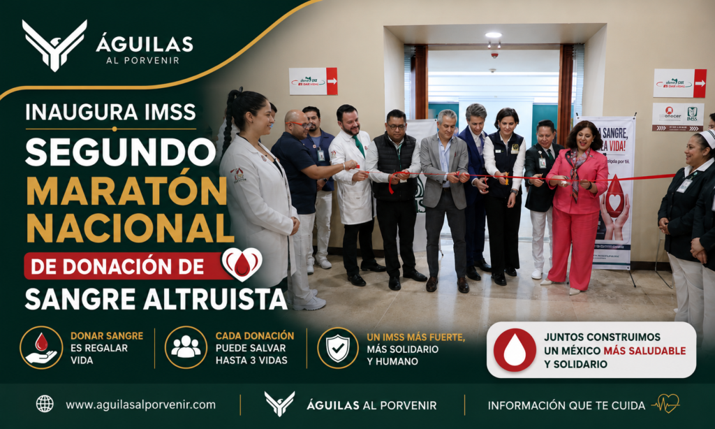 Inaugura IMSS Segundo Maratón Nacional de Donación de Sangre Altruista