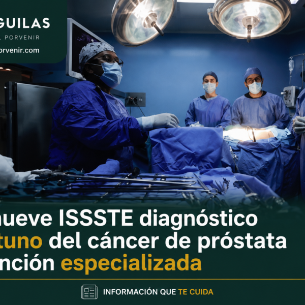 Promueve ISSSTE diagnóstico oportuno del cáncer de próstata y atención especializada