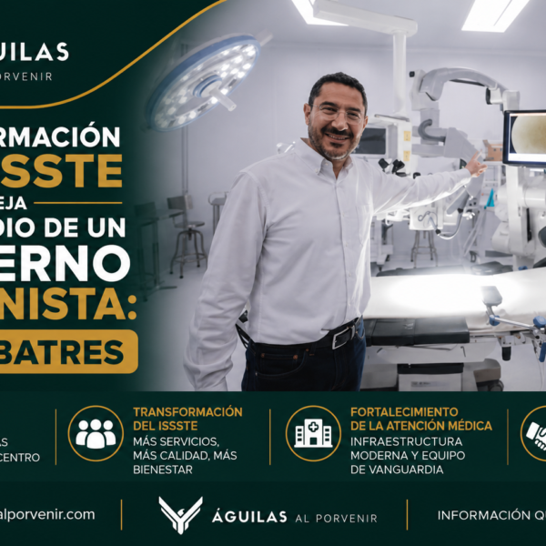 Transformación del ISSSTE refleja año y medio de un gobierno humanista: Martí Batres