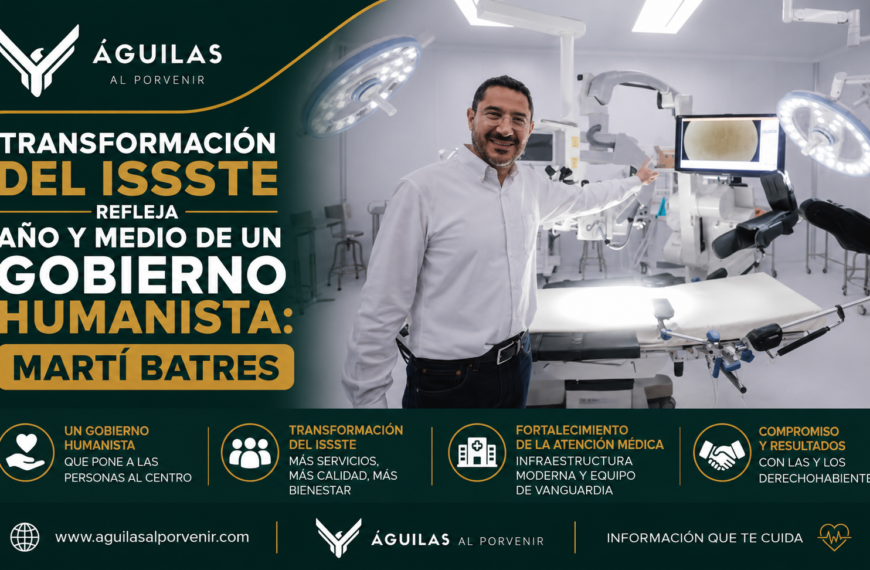Transformación del ISSSTE refleja año y medio de un gobierno humanista: Martí Batres