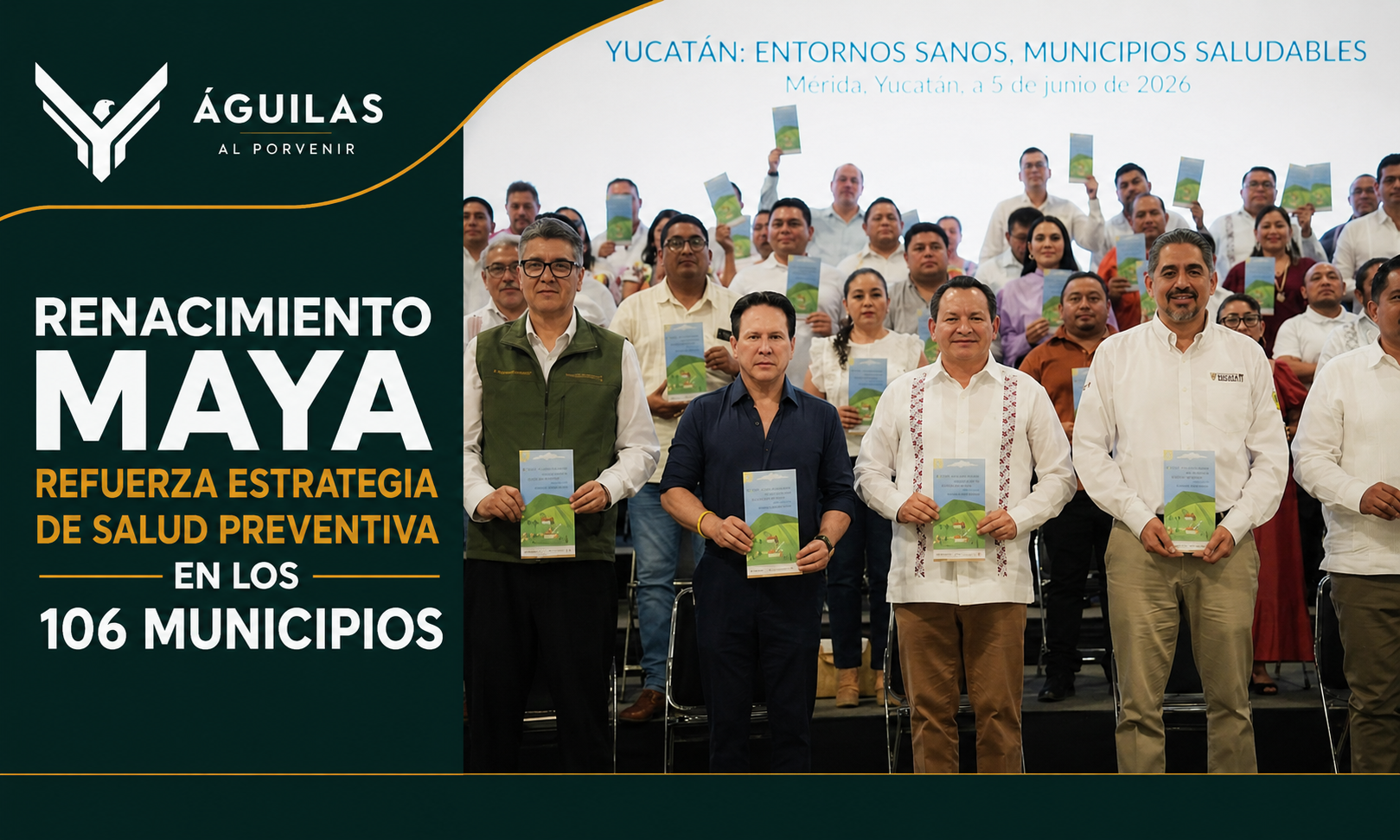 Renacimiento Maya refuerza estrategia de salud preventiva en los 106 municipios
