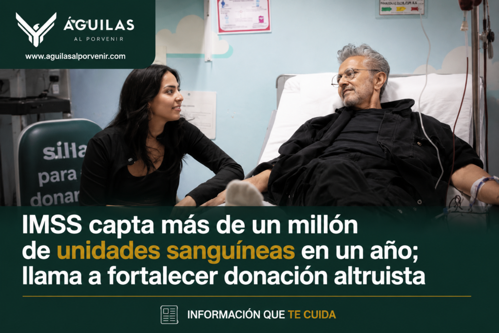 IMSS capta más de un millón de unidades sanguíneas en un año; llama a fortalecer donación altruista