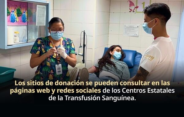 Secretaría de Salud llama a participar en el 2° Maratón Nacional del Donante de Sangre “Extiende tus Brazos por México”
