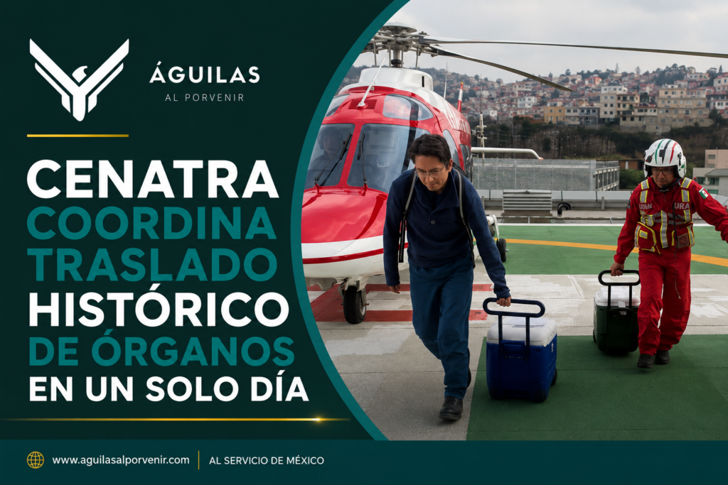 CENATRA coordina traslado histórico de órganos en un solo día