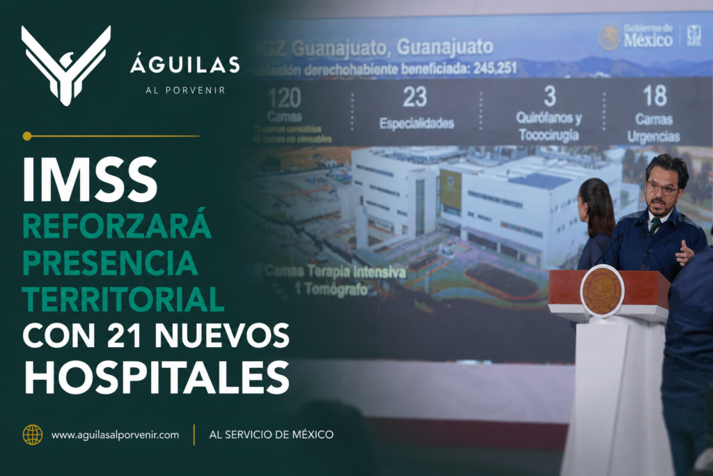 IMSS reforzará presencia territorial con 21 nuevos hospitales