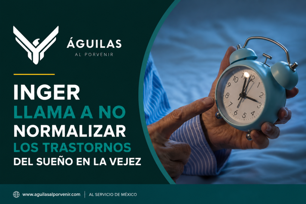 INGER llama a no normalizar los trastornos del sueño en la vejez