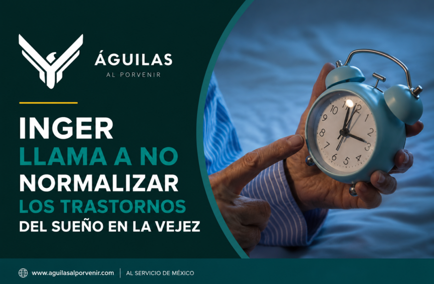 INGER llama a no normalizar los trastornos del sueño en la vejez