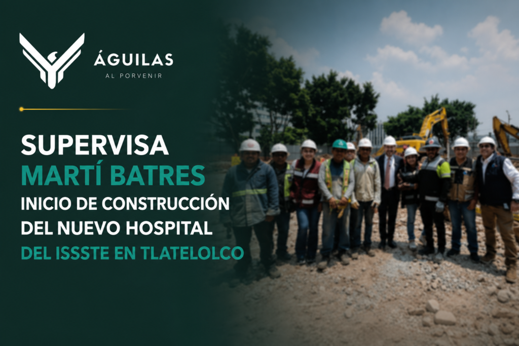 Supervisa Martí Batres inicio de construcción del nuevo hospital del ISSSTE en Tlatelolco