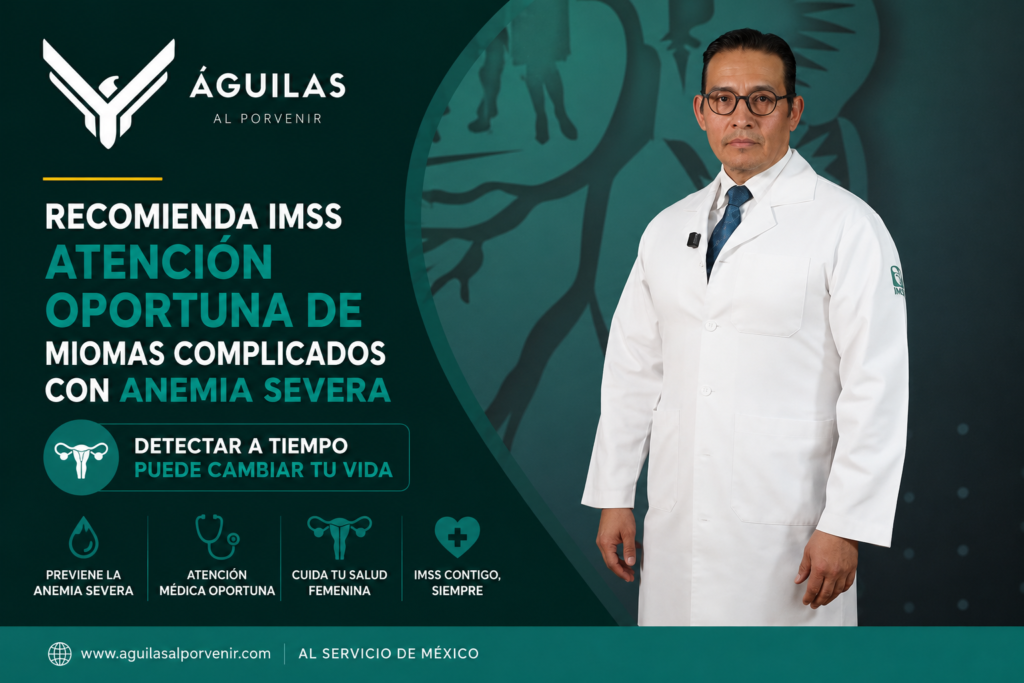 Recomienda IMSS atención oportuna de miomas complicados con anemia severa