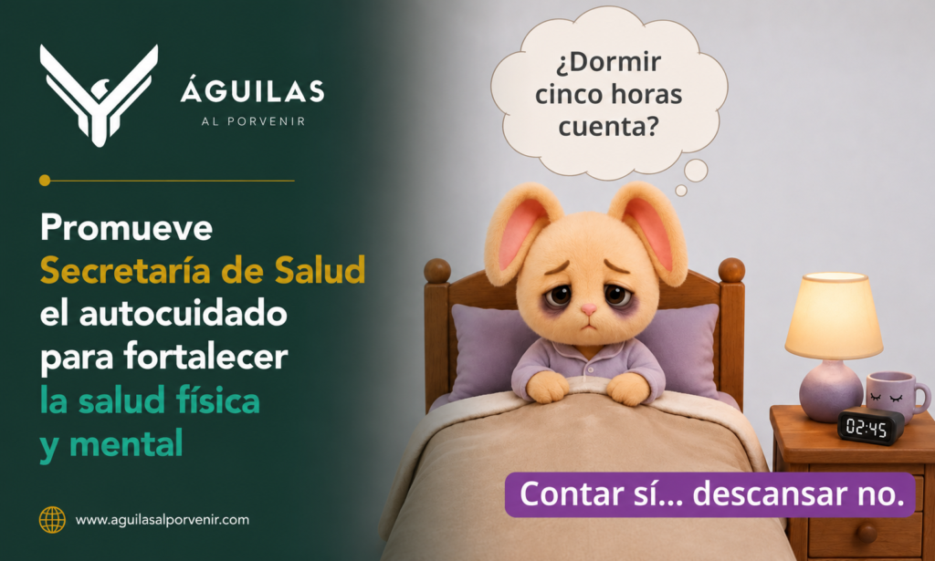 Promueve Secretaría de Salud el autocuidado para fortalecer la salud física y mental