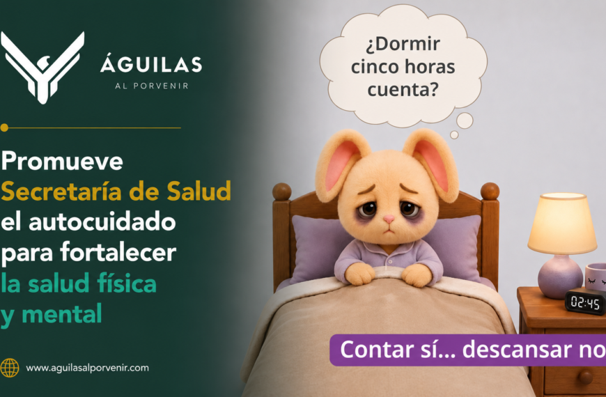 Promueve Secretaría de Salud el autocuidado para fortalecer la salud física y mental