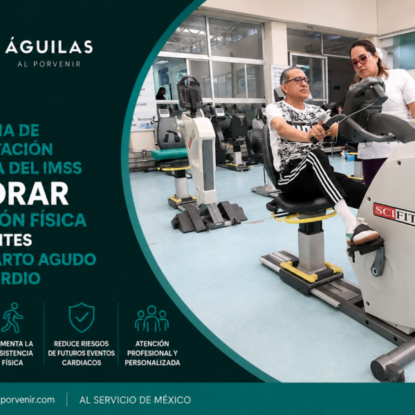 Logra Programa de Rehabilitación Cardiaca del IMSS mejorar condición física de pacientes tras infarto agudo al miocardio