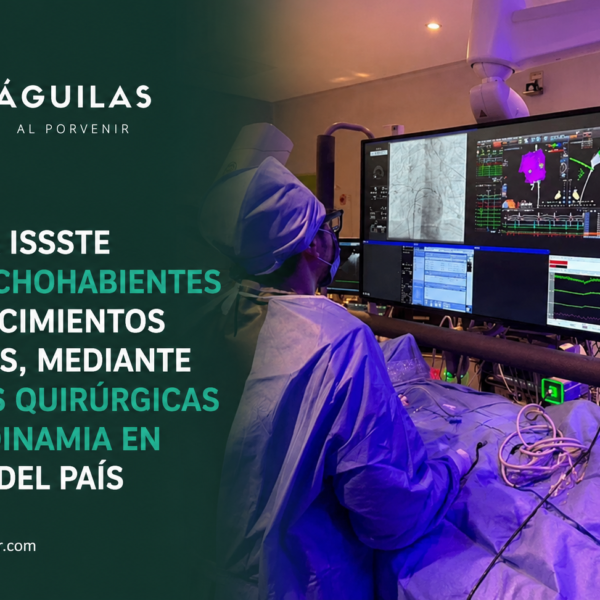 Beneficia ISSSTE a 32 derechohabientes con padecimientos cardiacos, mediante jornadas quirúrgicas de hemodinamia en el norte del país