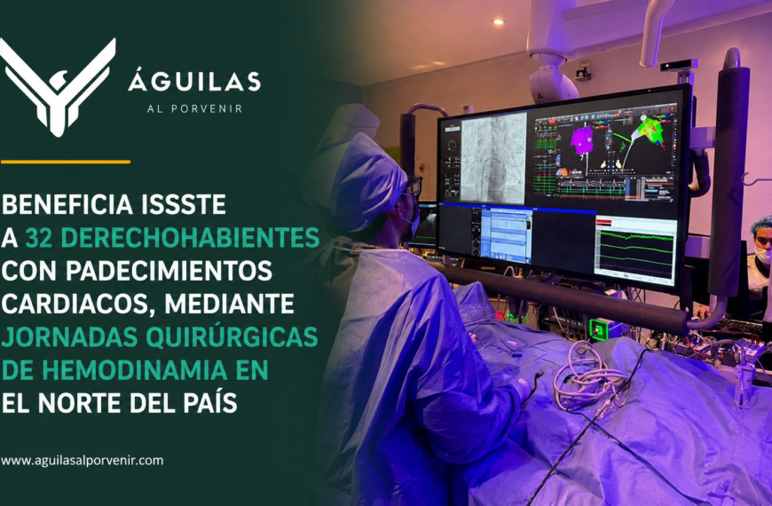 Beneficia ISSSTE a 32 derechohabientes con padecimientos cardiacos, mediante jornadas quirúrgicas de hemodinamia en el norte del país