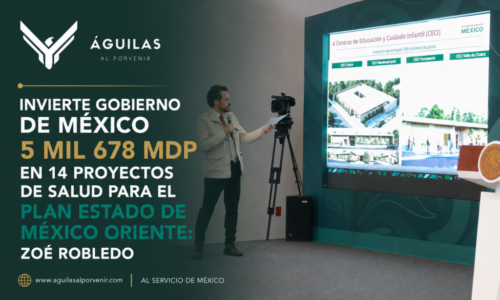 Invierte Gobierno de México 5 mil 678 mdp en 14 proyectos de salud para el Plan Estado de México Oriente: Zoé Robledo